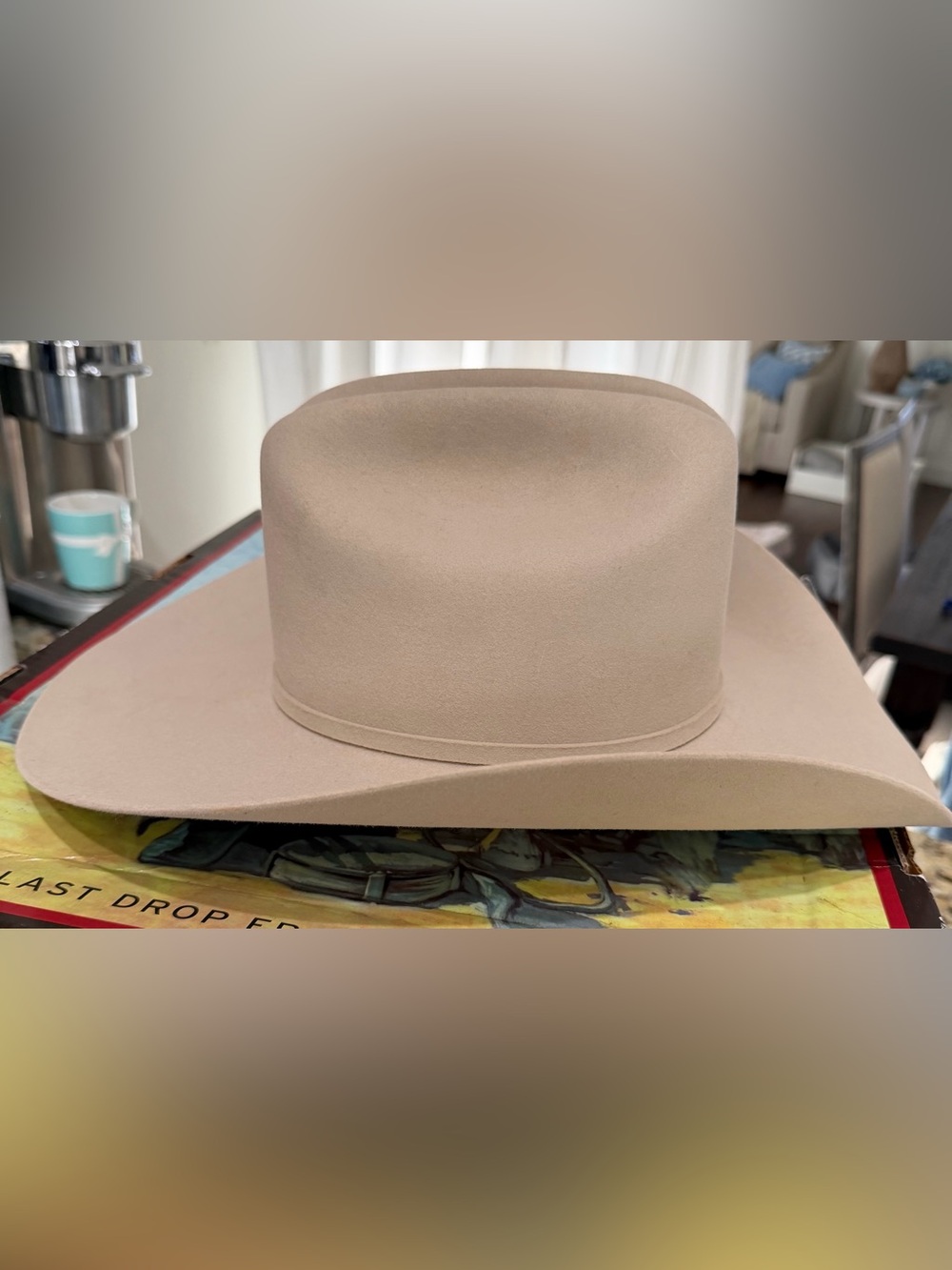 NIB Stetson Skyline 6X Silverbelly Fur Felt Cowboy Hat Western 6 3/4 - Picture 5 of 13